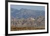 Wind Turbines and Mountains of Morongo Valley, San Gorgonio Pass, Palm Springs-null-Framed Photographic Print