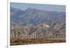 Wind Turbines and Mountains of Morongo Valley, San Gorgonio Pass, Palm Springs-null-Framed Photographic Print