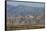 Wind Turbines and Mountains of Morongo Valley, San Gorgonio Pass, Palm Springs-null-Framed Stretched Canvas