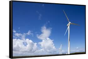 Wind Turbines at Curacao-Paul Souders-Framed Stretched Canvas