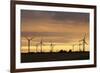 Wind Turbines at Sunset, Fehmarn, Baltic Sea, Schleswig Holstein, Germany, Europe-Markus Lange-Framed Photographic Print