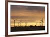 Wind Turbines at Sunset, Fehmarn, Baltic Sea, Schleswig Holstein, Germany, Europe-Markus Lange-Framed Photographic Print