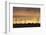 Wind Turbines at Sunset, Fehmarn, Baltic Sea, Schleswig Holstein, Germany, Europe-Markus Lange-Framed Photographic Print