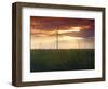 Wind Turbines at Sunset, Kavarna Wind Farm, Kavarna, Bulgaria, Europe-Dallas & John Heaton-Framed Photographic Print