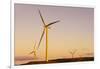 Wind turbines at sunset, Whitelee Wind Farm, East Renfrewshire, Scotland, United Kingdom, Europe-John Guidi-Framed Photographic Print