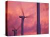 Wind Turbines at the Stateline Wind Project, Walla Walla County, Washington, USA-Brent Bergherm-Stretched Canvas