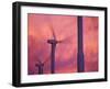 Wind Turbines at the Stateline Wind Project, Walla Walla County, Washington, USA-Brent Bergherm-Framed Photographic Print