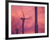 Wind Turbines at the Stateline Wind Project, Walla Walla County, Washington, USA-Brent Bergherm-Framed Photographic Print