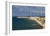 Wind turbines, Bozcaada, Turkey.-Ali Kabas-Framed Photographic Print