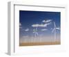 Wind Turbines for Generating Electricity, Two Buttes, Colorado, Usa, February 2006-Rolf Nussbaumer-Framed Photographic Print