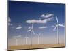 Wind Turbines for Generating Electricity, Two Buttes, Colorado, Usa, February 2006-Rolf Nussbaumer-Mounted Photographic Print