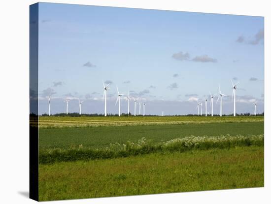 Wind Turbines in South Jutland, Denmark, Scandinavia, Europe-Yadid Levy-Stretched Canvas