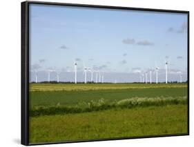 Wind Turbines in South Jutland, Denmark, Scandinavia, Europe-Yadid Levy-Framed Photographic Print