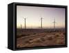 Wind Turbines Just Outside Mojave, California, United States of America, North America-Mark Chivers-Framed Stretched Canvas