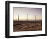 Wind Turbines Just Outside Mojave, California, United States of America, North America-Mark Chivers-Framed Photographic Print