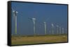 Wind Turbines, Lower Saxony, Germany-Charles Bowman-Framed Stretched Canvas