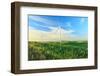 Wind turbines near Oakesdale, Palouse, Washington State.-Stuart Westmorland-Framed Photographic Print