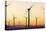 Wind Turbines near Palm Springs.-Jon Hicks-Stretched Canvas