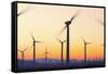 Wind Turbines near Palm Springs.-Jon Hicks-Framed Stretched Canvas