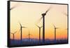 Wind Turbines near Palm Springs.-Jon Hicks-Framed Stretched Canvas