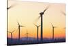 Wind Turbines near Palm Springs.-Jon Hicks-Stretched Canvas