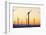 Wind Turbines near Palm Springs.-Jon Hicks-Framed Photographic Print