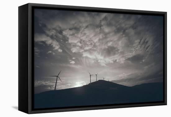 Wind Turbines on a Horizon-Clive Nolan-Framed Stretched Canvas