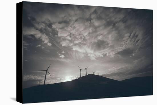Wind Turbines on a Horizon-Clive Nolan-Stretched Canvas