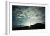 Wind Turbines on a Horizon-Clive Nolan-Framed Photographic Print