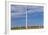 Wind Turbines, on Wind Farm, Mid-Wales, Wales, UK-Peter Adams-Framed Photographic Print