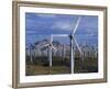 Wind Turbines Producing Electricity on a Wind Farm in California, USA-null-Framed Photographic Print