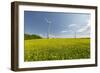 Wind Turbines, Raps, Marchfeld, Austria-Rainer Mirau-Framed Photographic Print