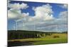 Wind Turbines, Westerwald, Rhineland-Palatinate, Germany, Europe-Jochen Schlenker-Mounted Photographic Print