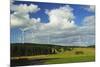 Wind Turbines, Westerwald, Rhineland-Palatinate, Germany, Europe-Jochen Schlenker-Mounted Photographic Print