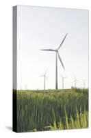 Wind Turbines, Wind Power Station, Renewable Energy, Wind Park, Parish Kronprinzenkoog-Axel Schmies-Stretched Canvas