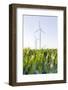 Wind Turbines, Wind Power Station, Renewable Energy, Wind Park, Parish Kronprinzenkoog-Axel Schmies-Framed Photographic Print