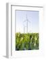 Wind Turbines, Wind Power Station, Renewable Energy, Wind Park, Parish Kronprinzenkoog-Axel Schmies-Framed Photographic Print