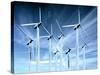 Wind Turbines-Victor Habbick-Stretched Canvas