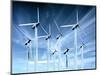 Wind Turbines-Victor Habbick-Mounted Premium Photographic Print