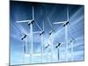 Wind Turbines-Victor Habbick-Mounted Photographic Print