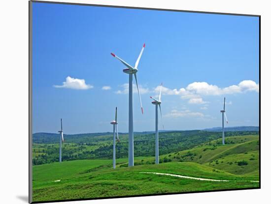 Wind Turbines-null-Mounted Photographic Print