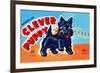 Wind Up Clever Puppy-null-Framed Premium Giclee Print