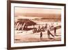 Windandsea Beach, California, Surfers-null-Framed Premium Giclee Print