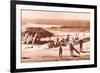 Windandsea Beach, California, Surfers-null-Framed Premium Giclee Print