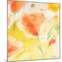 Windblown Poppies #3-Sheila Golden-Mounted Art Print