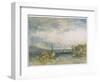 Windermere, 1821 (Post-Restoration)-J. M. W. Turner-Framed Giclee Print