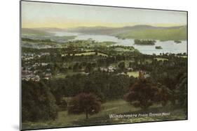 Windermere from Orrest Head, Lake District-null-Mounted Photographic Print