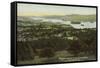 Windermere from Orrest Head, Lake District-null-Framed Stretched Canvas