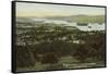 Windermere from Orrest Head, Lake District-null-Framed Stretched Canvas