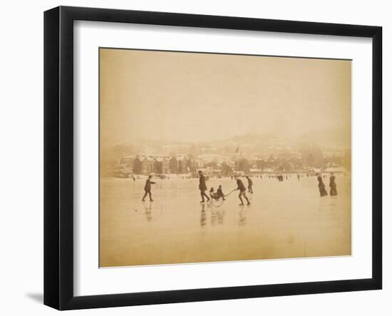 Windermere Frozen Over-null-Framed Photographic Print